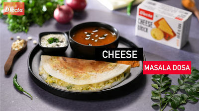 Cheese Masala Dosa with Readymade Dosa Batter