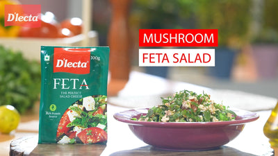 Mushroom Feta salad