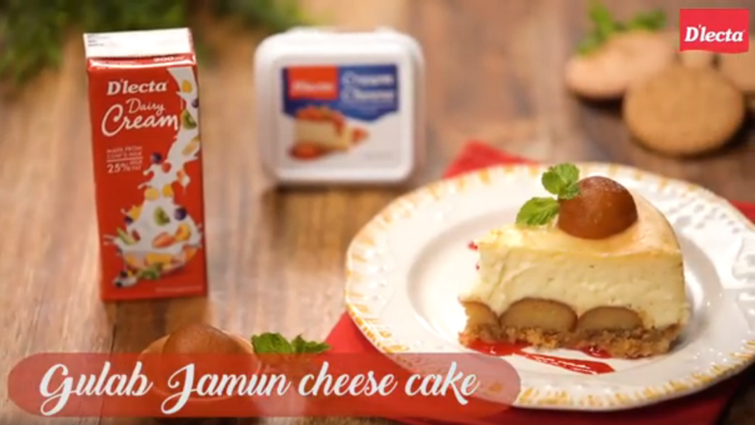 Gulab Jamun Cheesecake