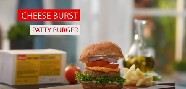 Cheese Burst Patty Burger