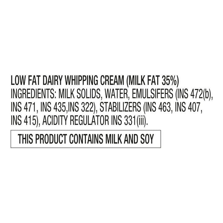 DAIRY WHIPPING CREAM 1 kg