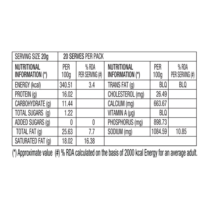 PROCESSED CHEESE BLOCK 400 g