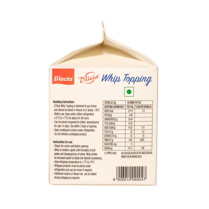 DLICIA WHIP TOPPING 1 kg