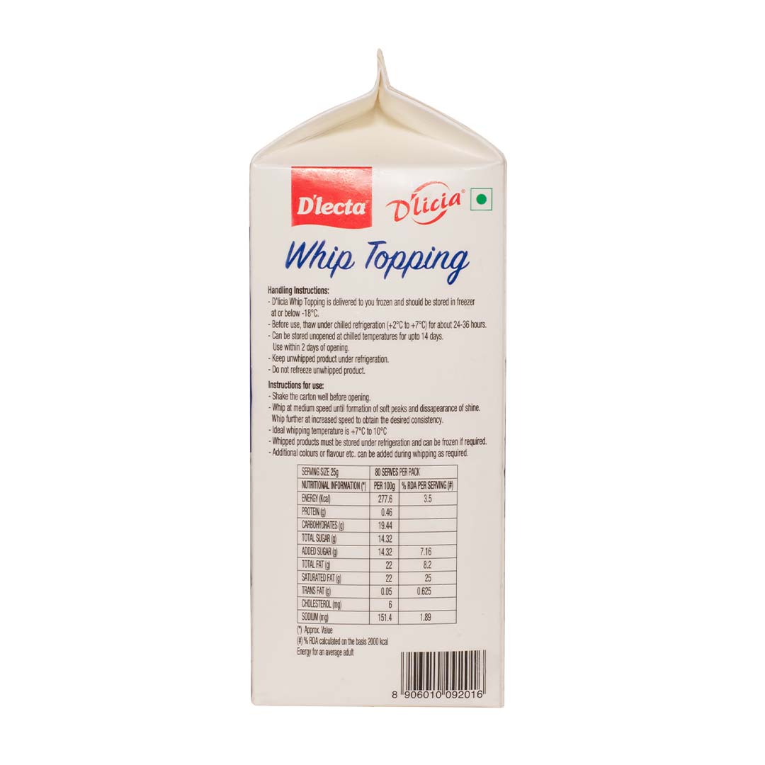 D'LICIA WHIP TOPPING 2 kg