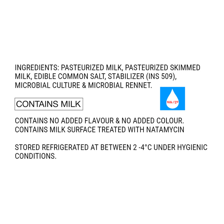 NATURAL CHEDDAR CHEESE BLOCK 200 g