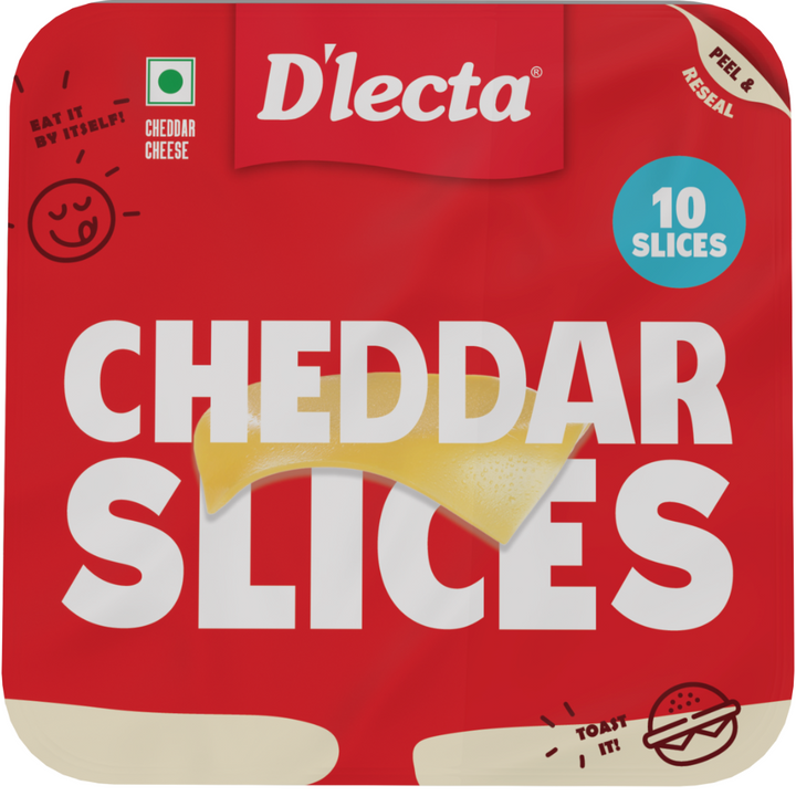 NATURAL CHEDDAR CHEESE SLICES 200 g