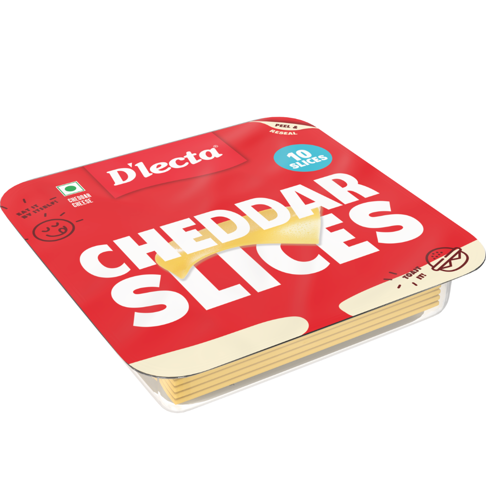 NATURAL CHEDDAR CHEESE SLICES 200 g