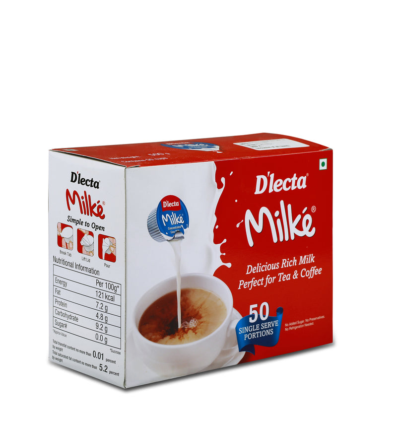 MILKE (50 Cups - 10 ml Each)